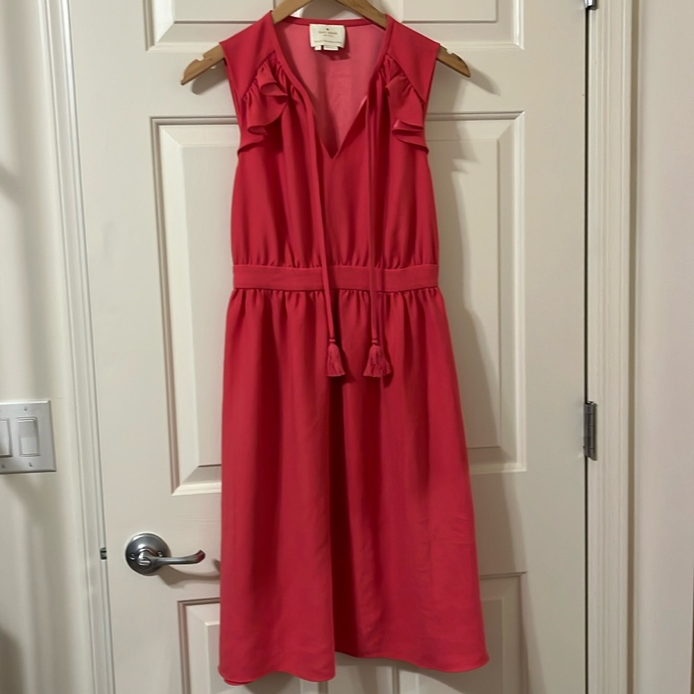 Kate Spade Pink Girly Barbie Ruffle Dress S